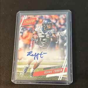Panini Prestige Reggie Corbin Football Card - Illinois